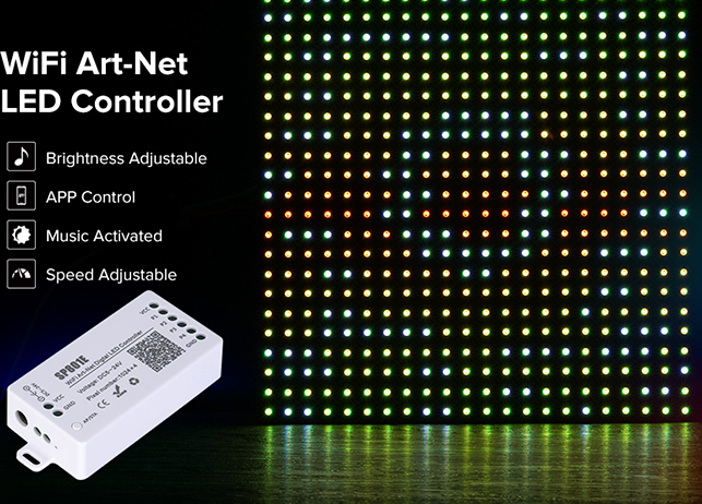 SP801-WiFi Artnet LED Controller
